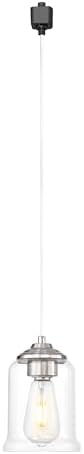 Zeyu Modern Brass Pendant Light with Glass Shade
