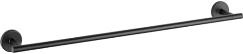 Matte Black 24-Inch towel bar for bathroom