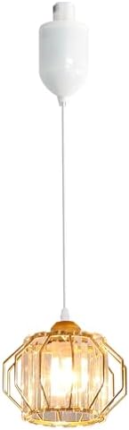 Adjustable Crystal Pendant Light with Soft Lighting