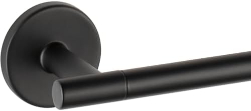 Matte Black 24-Inch towel bar for bathroom