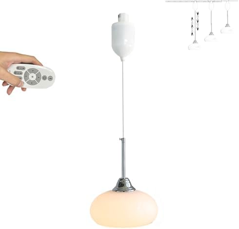 Adjustable Retro Pendant Light with Smart Dimming