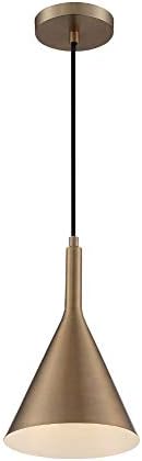 Nuvo Lightcap-1 Mid-Century Pendant Compact Matte Black Design