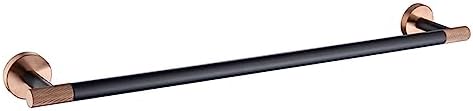 Nordic 4-PCS Rose Gold Black Bath Towel Holder