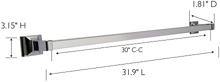Design House 533034 Millbridge Wall Mounted Towel Bar
