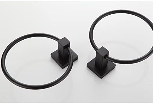 High-Quality Sus 304 Stainless Steel Hand Towel Holder Black