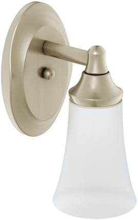 Muen YB2861BN Eva Vanity Light with Frosted Glass Brushed Nickel