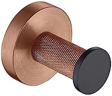 Nordic 4-PCS Rose Gold Black Bath Towel Holder
