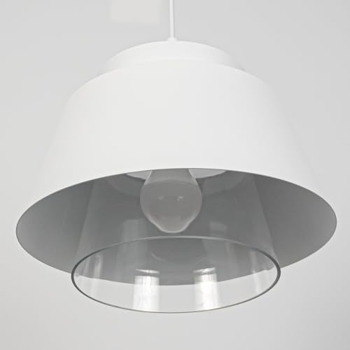 Macaron White Glass Pendant Light Track with cord 32 ft