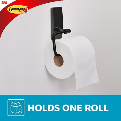 Command Toilet Paper Holder Matte Black