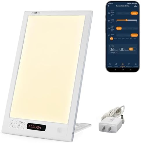 SunriseWake-Up Lamp UV-Free Full Spectrum Time-Reacting Wall Light