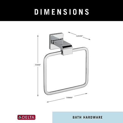Delta Ara Hand Towel Holder - Polished Chrome