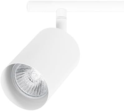 Stylish Foldable Track Lighting 47 Matte White with Pivoting Heads