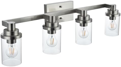Bathroom Bashfully Modern Over Sink Lighting Fixture