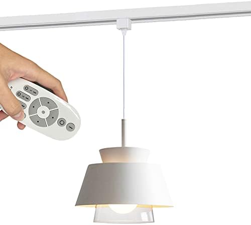 Macaron White Glass Pendant Light Track with cord 32 ft