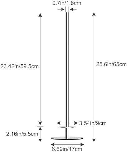 Stainless Steel Toilet Paper Holder Stand