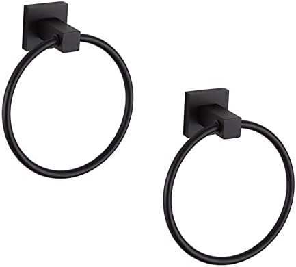High-Quality Sus 304 Stainless Steel Hand Towel Holder Black
