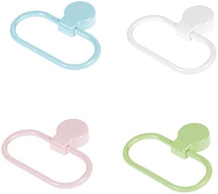 Blue Self-Adhesive Towel Holder Ring for Bathroom Kitchen Use