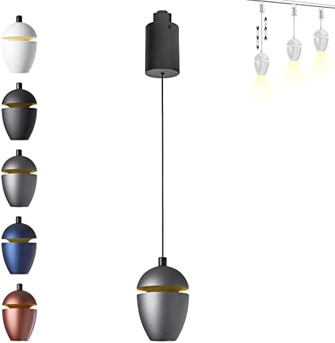 Adjustable 7W Hanging Pendant Light with Telescoping Wire for Modern dec Home