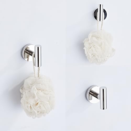 Chrome Bathroom Hardware Set 5 Piece w Towel Racks