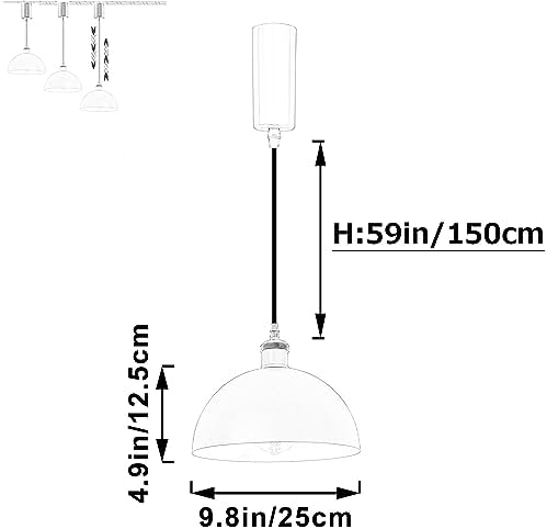 Versatile Hanging Pendant Light Track for Kitchen Bar Dining Table