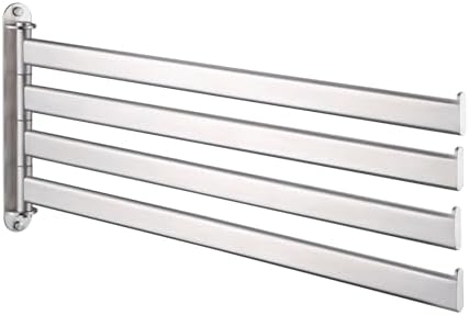 KES 195 Swivel Towel Rack with 4 Arms