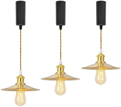 jQuery Track Pendant Light for Industrial Gold Decor