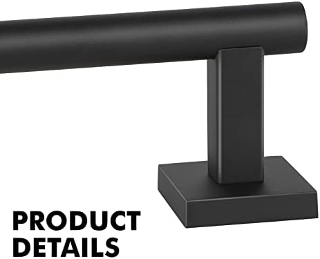 Antobas Matte Black Towel Bar Rack