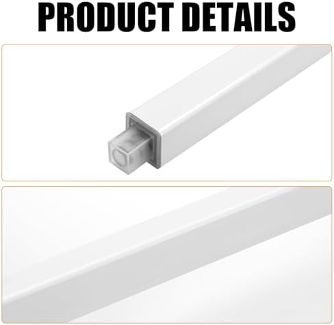 CroBlissful 2-Piece White Plastic Towel Bars