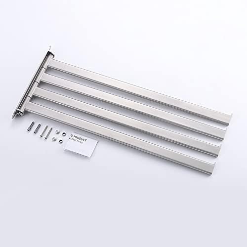 KES 195 Swivel Towel Rack with 4 Arms
