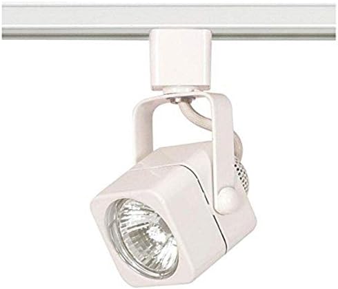 White Ceiling Light Track Head - Compact Reliable