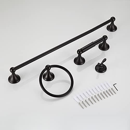 Adjustable Towel Bar Set - Oil-Rubbed Bronze 4-Piece