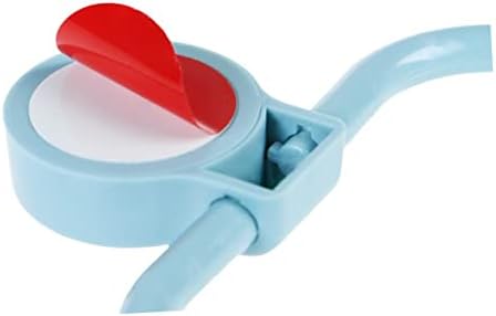 Blue Self-Adhesive Towel Holder Ring for Bathroom Kitchen Use