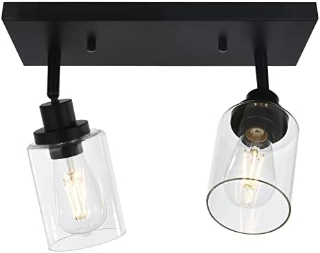 MELUCEE Wall Sconce Light Black Track LightingFixture
