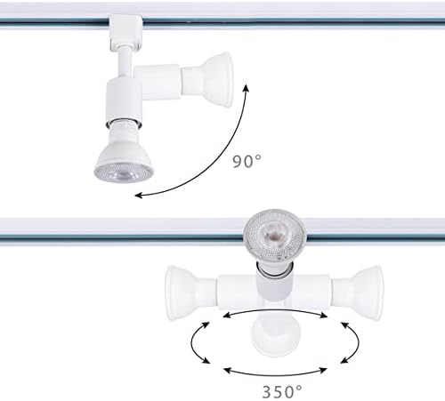 Mirrea Track Lighting Heads 6 pack White