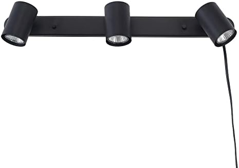 Globe Electric 59467 3-Light Track Lighting Matte Black