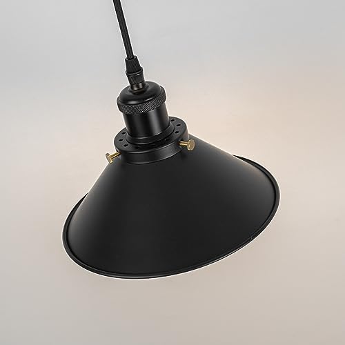 Elegant Stepless Black Track Pendant
