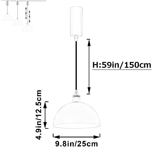 Uniform Color Transition retractable pendant light