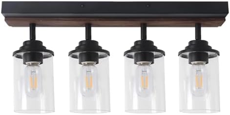 KEESFU 4-Light Track Ceiling Light