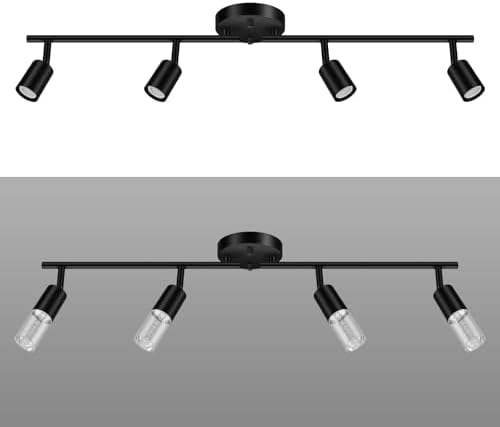 4-Light Energy Efficient LED Track Lighting for Ceiling