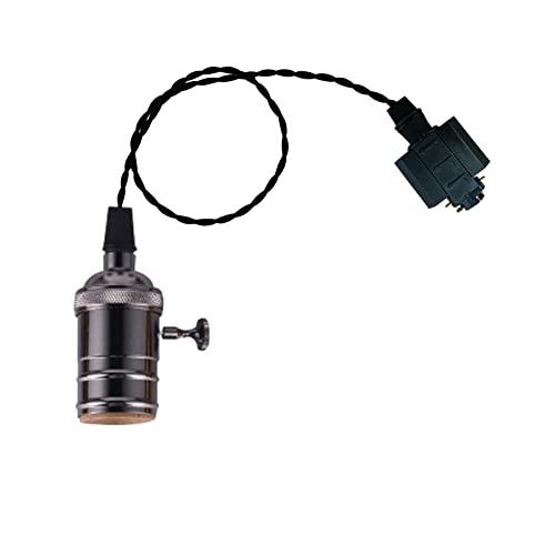 KAYYELAMP Pearl Black Track Pendant