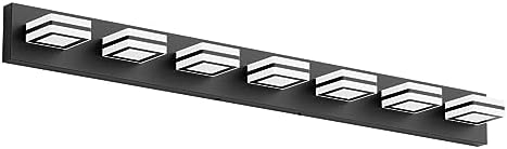 46-inch Ralbay Vanity Light Black Modern Design with Matte Effect