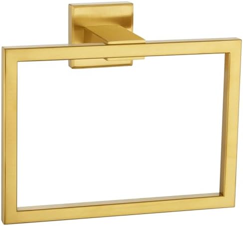 Stylish Stainless Steel Towel Holder - Exclusive Gold Design for Bathroom Kitchen Bedroom