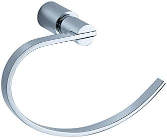 Fresca Bath Towel Ring Chrome - Durable Stylish for Easy Towel Hanging
