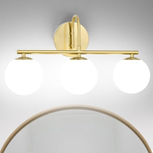 Odimola Gold Vanity Lights Modern Brushed Gold Vanity Lights for Bathroom