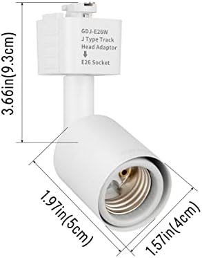 Mirrea Track Lighting Head for E26 Easy to Install