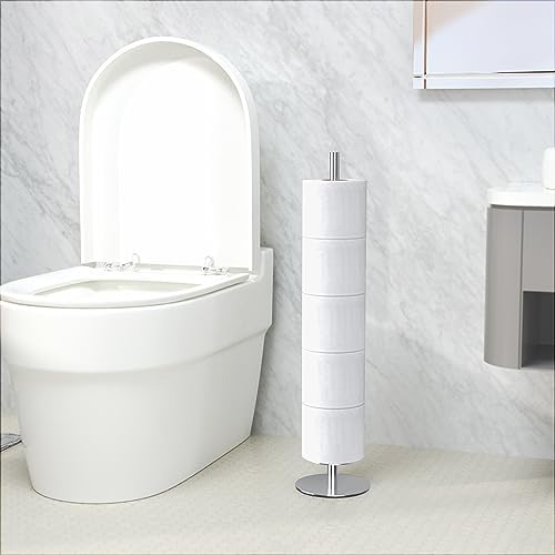 Stainless Steel Toilet Paper Holder Stand