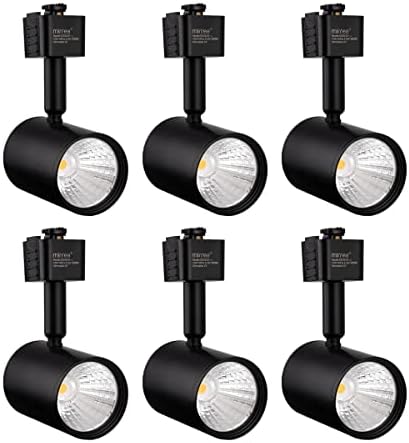 Mirrea LED Track Lighting Heads 6-Pack 3000K Warm White