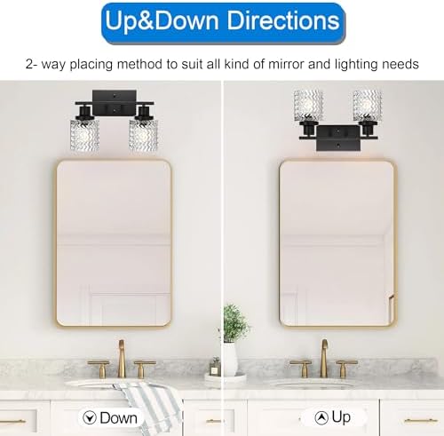 MELUCEE 2-Light Wall Sconce