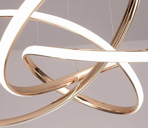 Modern LED Pendant Spiral Light with Adjustable Features