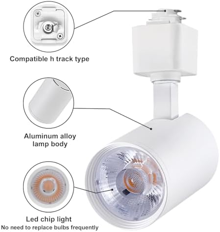 Cool White 7W LED Track Lighting System for Retail